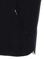 Black Wool Sleeveless Jacket