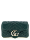 Bicolor Lamb Leather Shoulder Bag