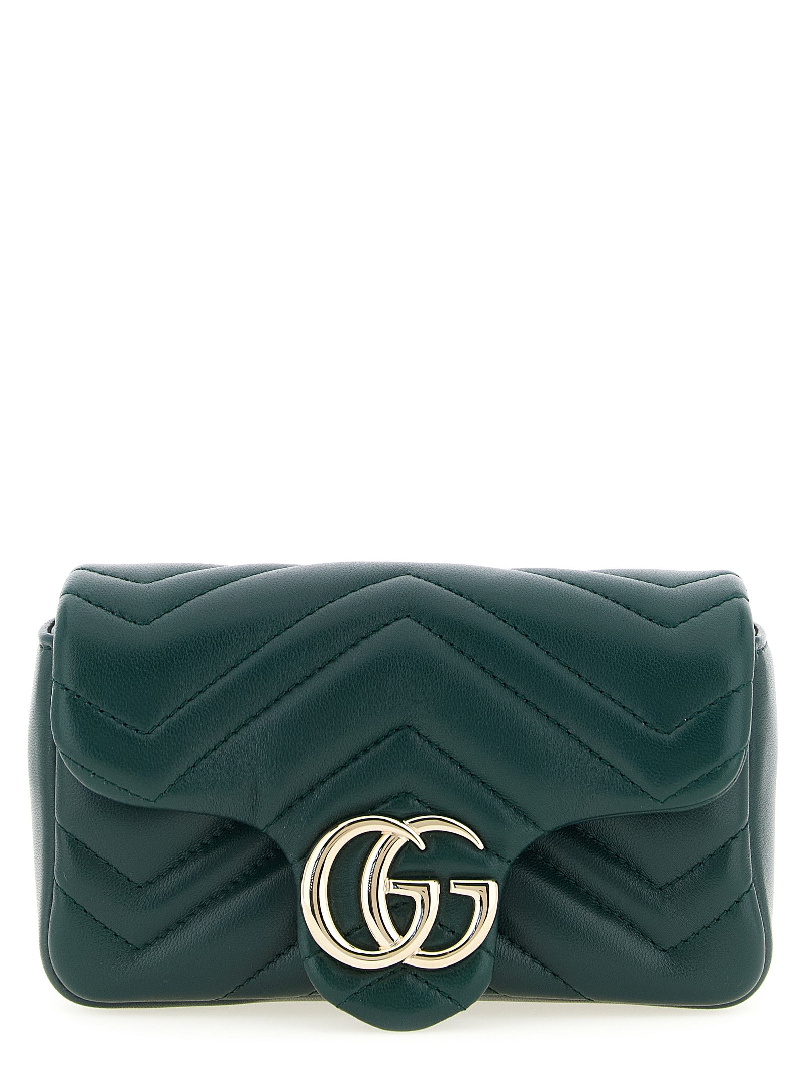 Bicolor Lamb Leather Shoulder Bag