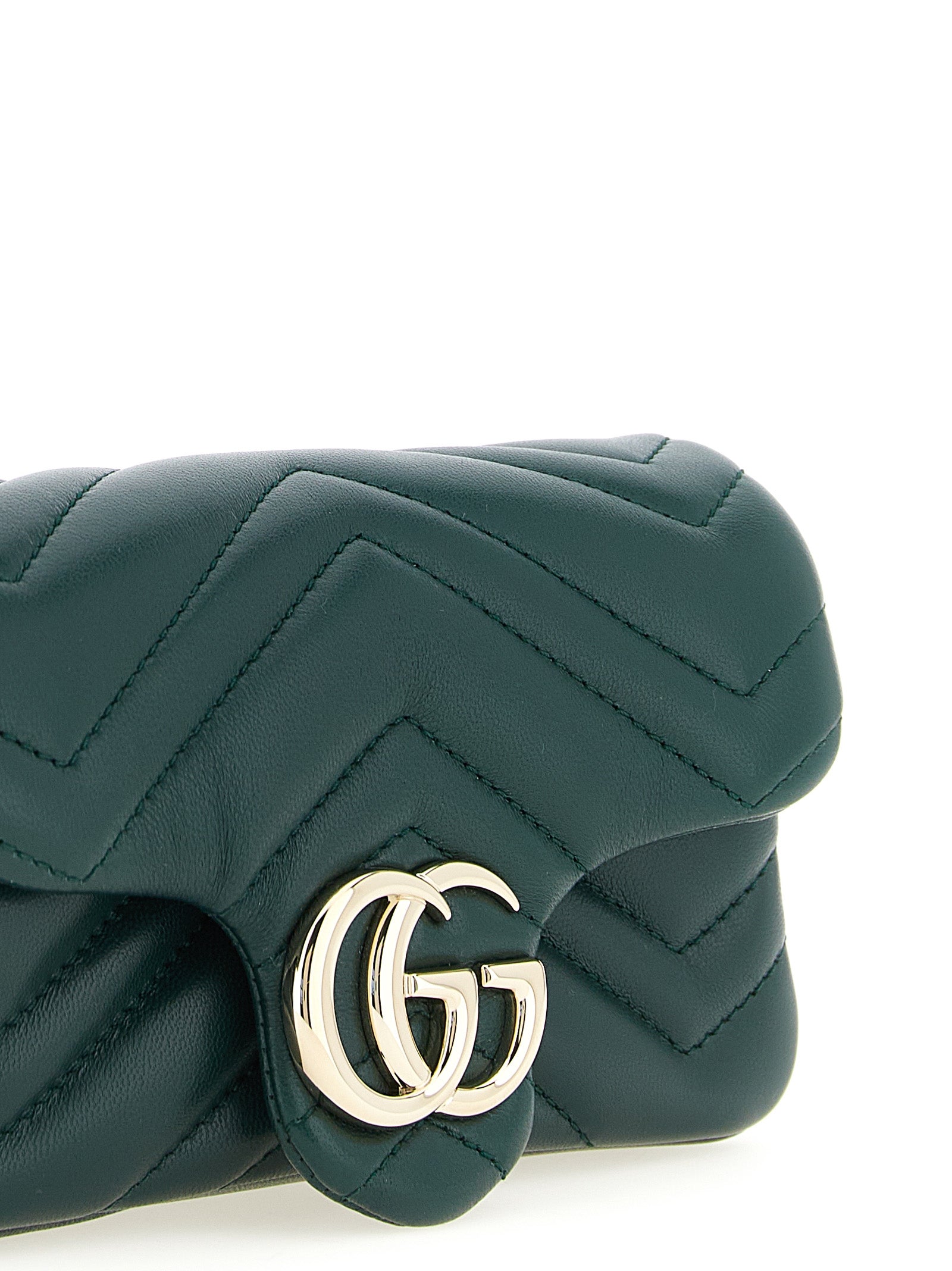 Bicolor Lamb Leather Shoulder Bag