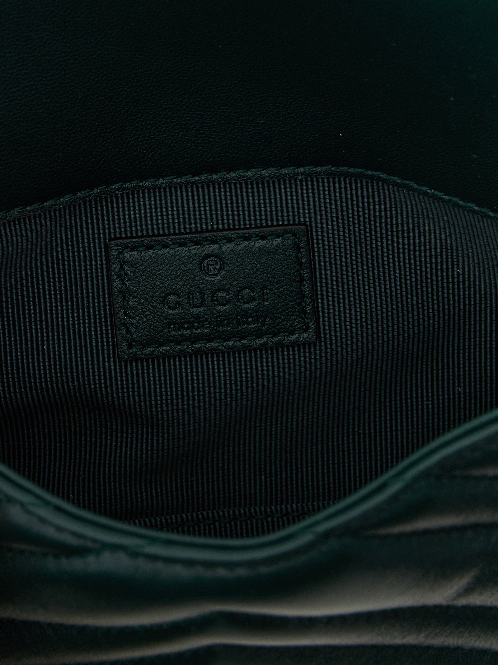 Bicolor Lamb Leather Shoulder Bag