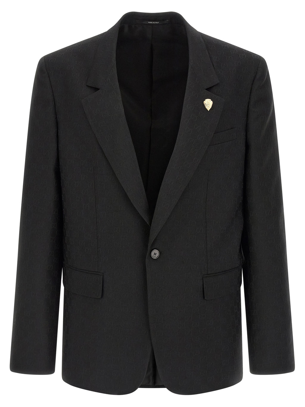 Black Polyester Blazer