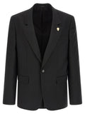 Black Polyester Blazer