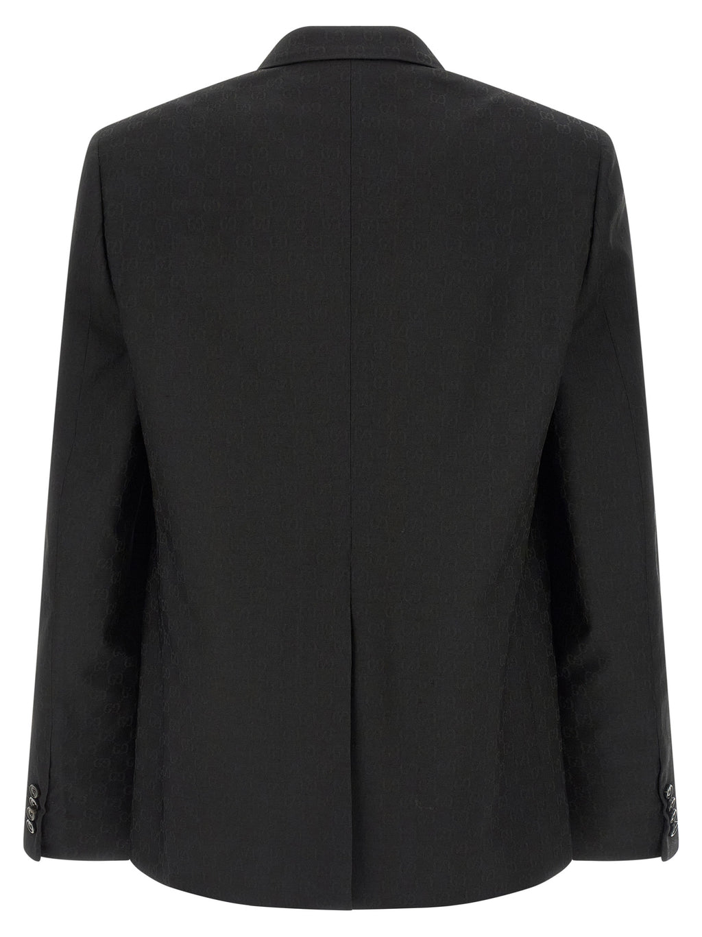 Black Polyester Blazer