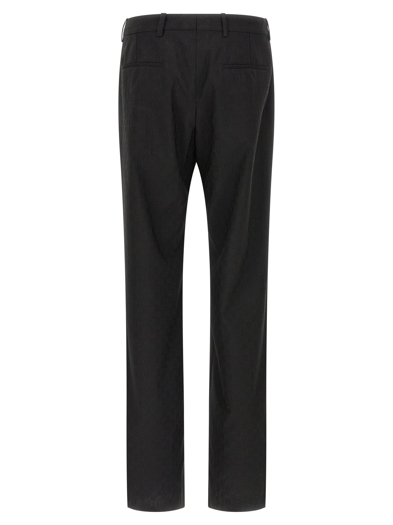 Black Polyester Dress Pants
