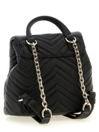 Black Lamb Leather Backpack