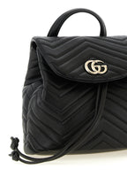 Black Lamb Leather Backpack