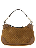 Brown Calfskin Shoulder Bag