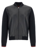 Blue Lamb Leather Leather Jacket