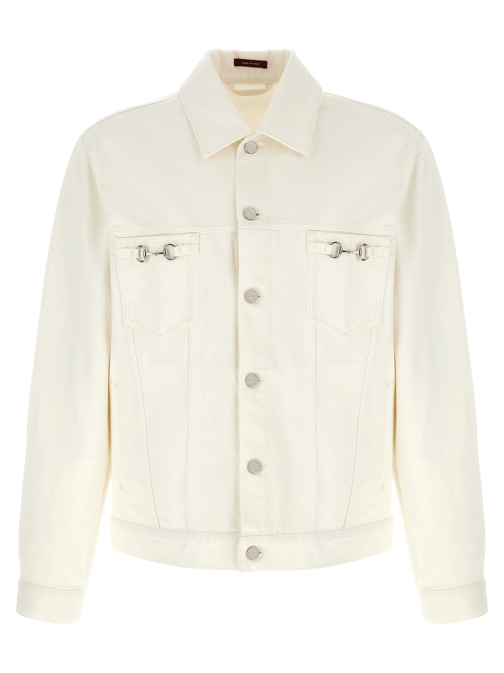 White Cotton Denim Jacket