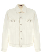 White Cotton Denim Jacket