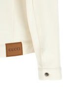 White Cotton Denim Jacket