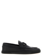 Black Calfskin Slip-On Loafers