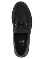 Black Calfskin Slip-On Loafers