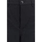 Black Wool Oves Aries Dress Pants