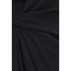 Black Viscose Casual Dress
