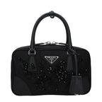 Black Fabric Handbag