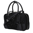 Black Fabric Handbag