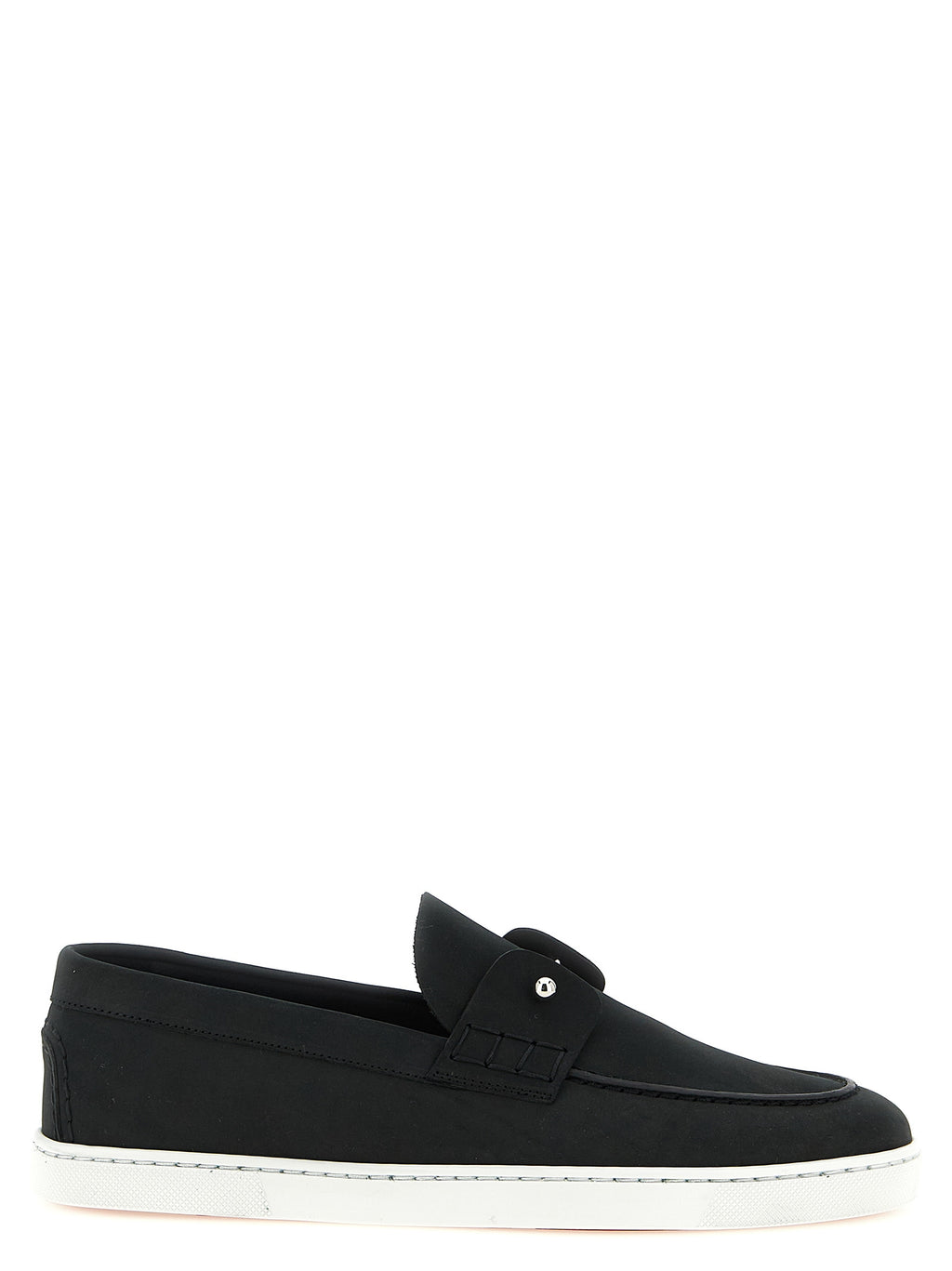 Black Calfskin Slip-On Loafers