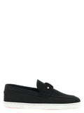 Black Calfskin Slip-On Loafers
