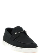 Black Calfskin Slip-On Loafers