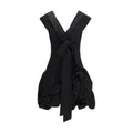 Black Cotton Cocktail Dress
