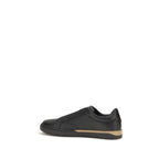 Black Calf Leather Bos Taurus Sneakers