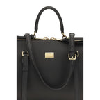 Black Calf Leather Bos Taurus Shoulder Bag