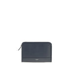 Blue Calf Leather Bos Taurus Clutch Bag