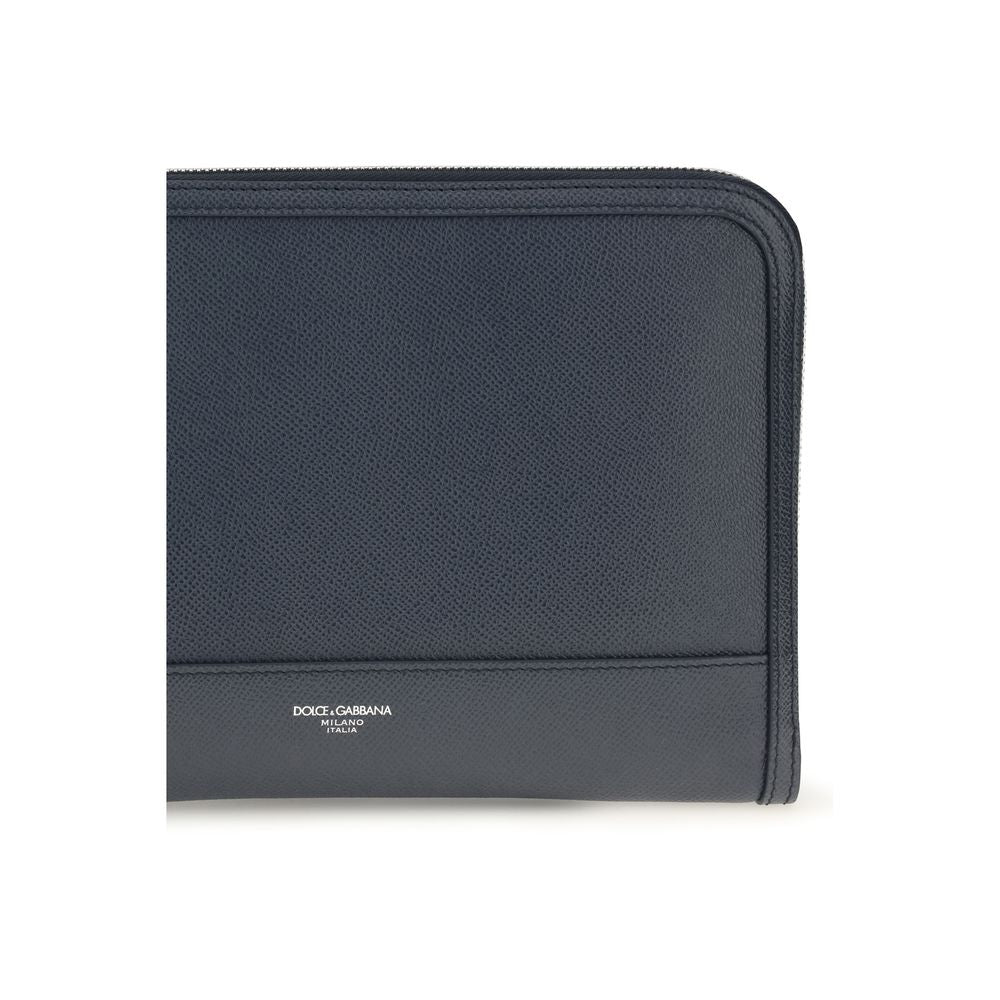 Blue Calf Leather Bos Taurus Wallet