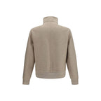 Beige Cashmere Full-Length Jacket