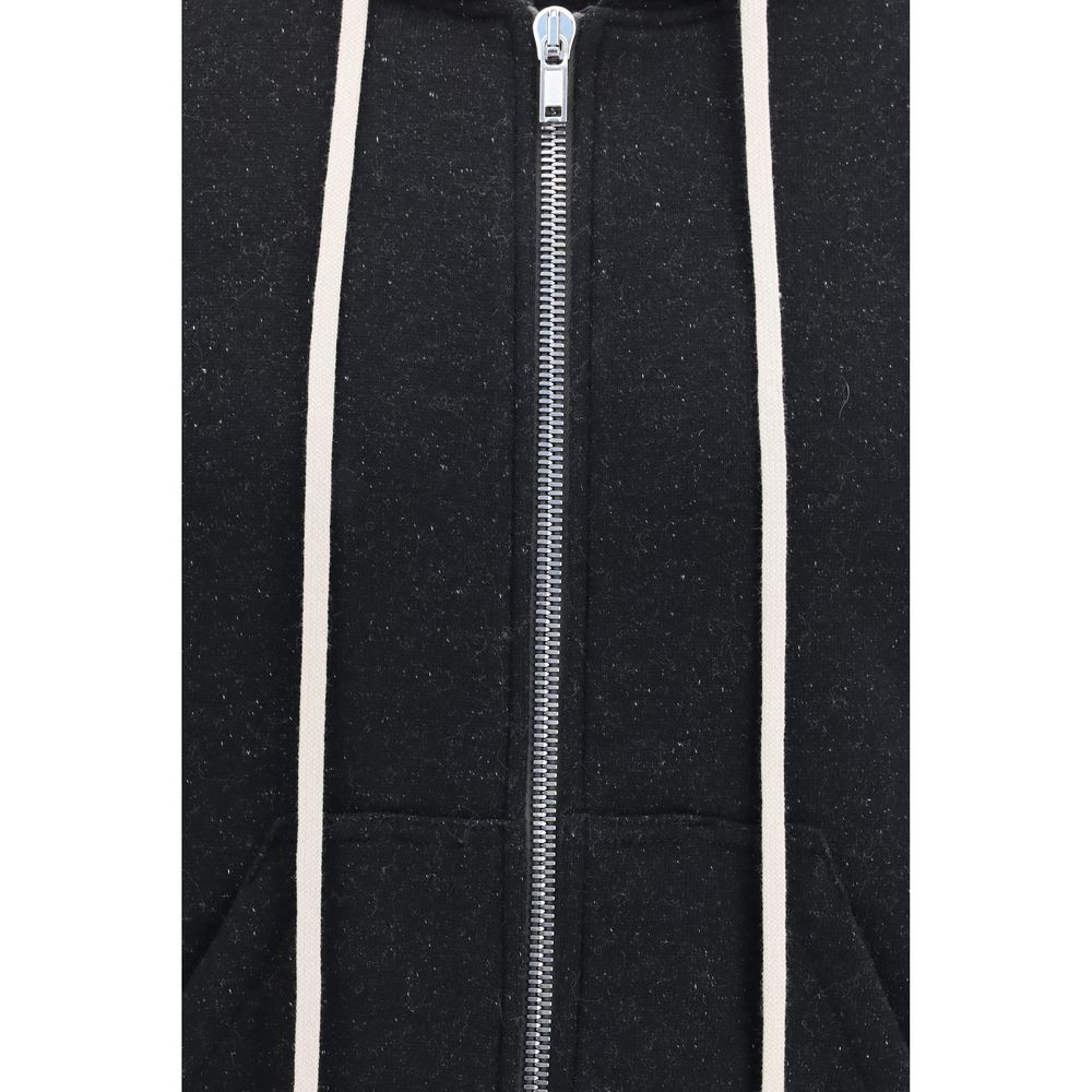 Black Cotton Sweatshirt