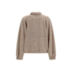 Beige Wool Oves Aries Bomber