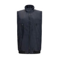 Black Polyamide Sleeveless Jacket
