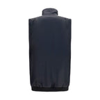 Black Polyamide Sleeveless Jacket