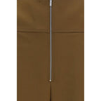 Brown Wool Oves Aries Casual Pants