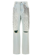 Blue Cotton Jeans Denim