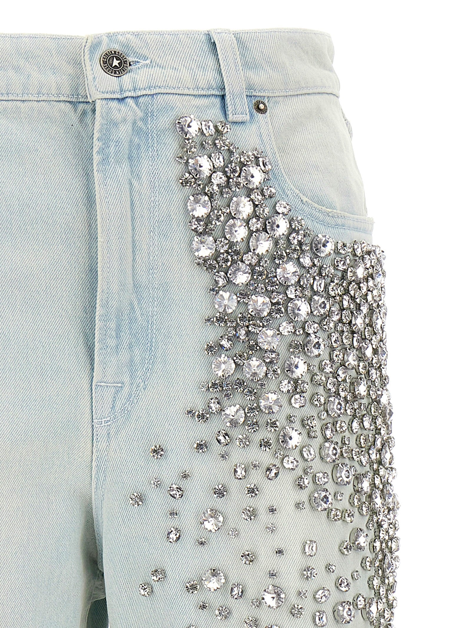 Blue Cotton Jeans Denim