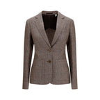 Brown Wool Oves Aries Blazer