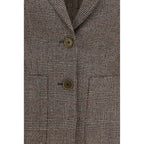 Brown Wool Oves Aries Blazer