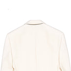 White Viscose Blazer
