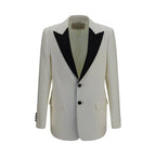 White Wool Oves Aries Blazer