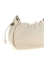 White Lamb Leather Crossbody Bag
