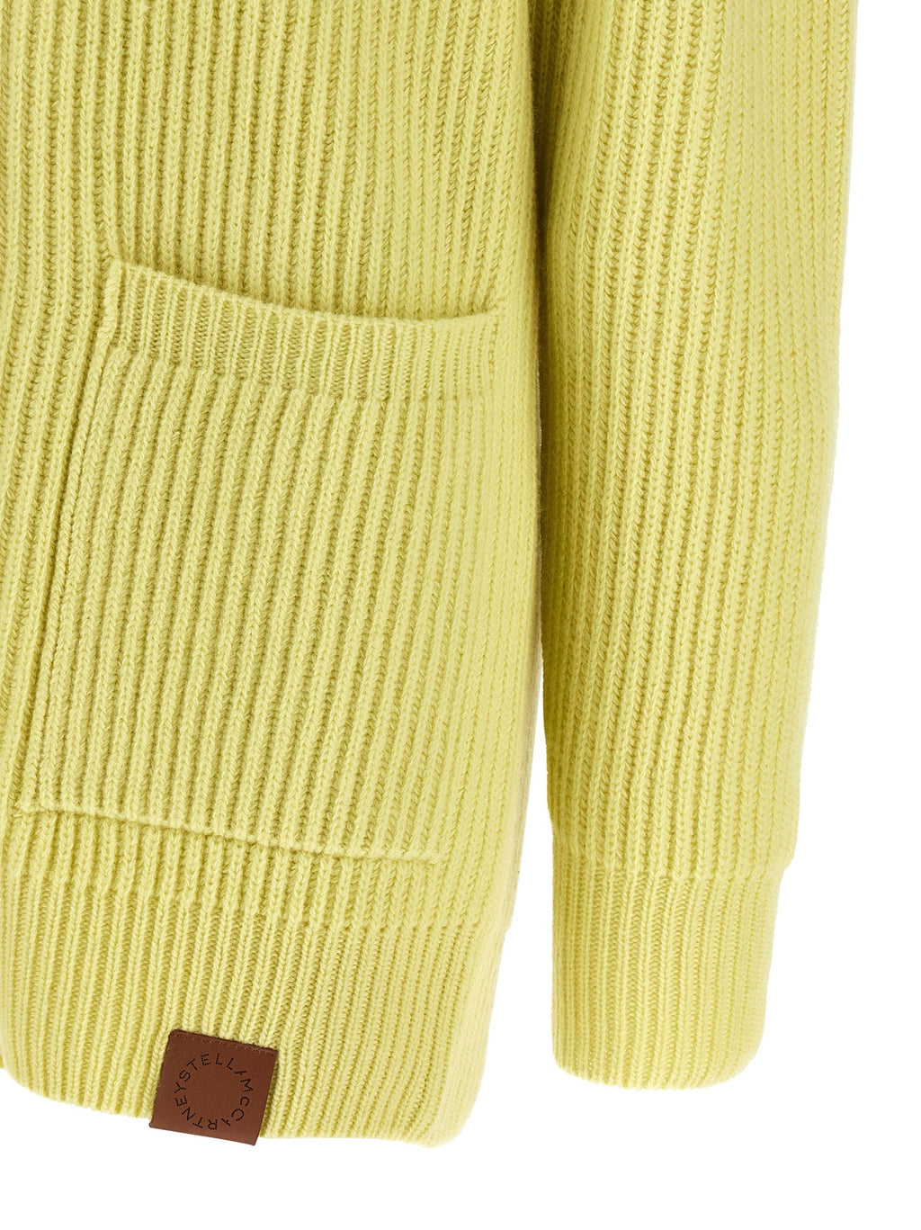 Bicolor Virgin Wool Cardigan