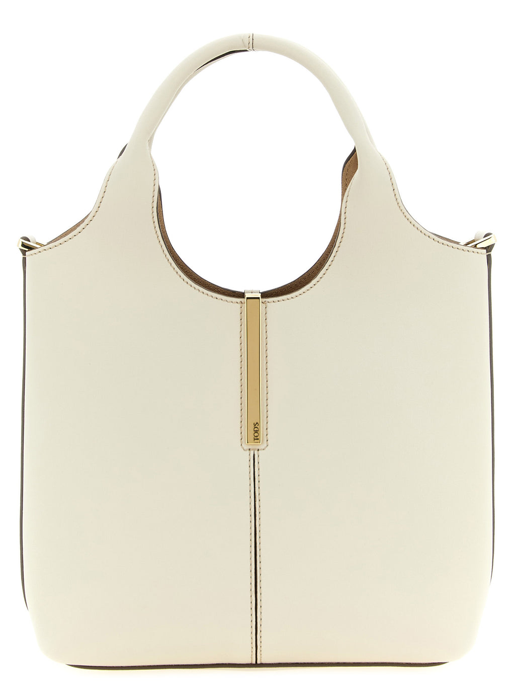 White Calfskin Tote Bag