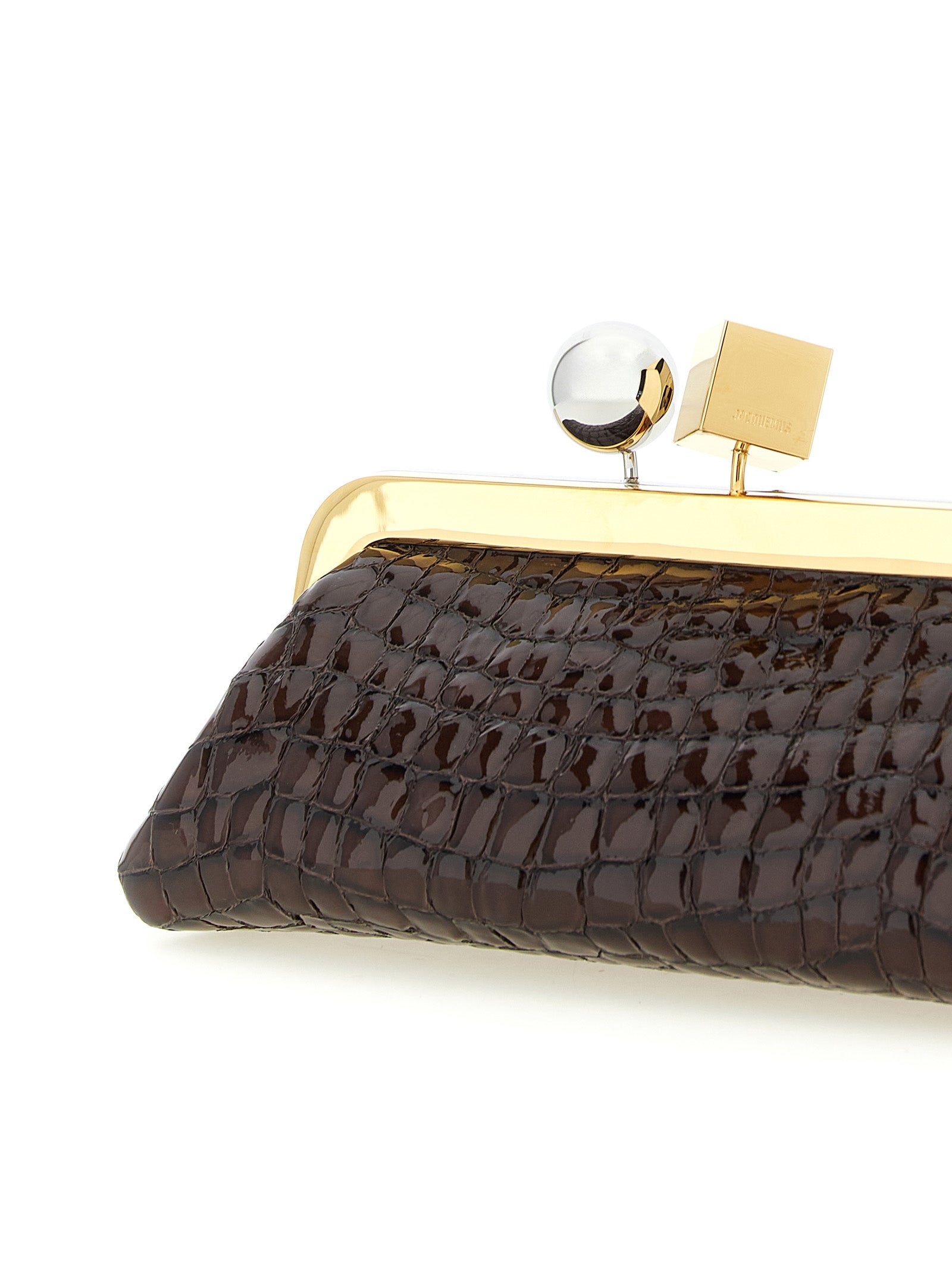 Brown Goatskin Clutch Bag