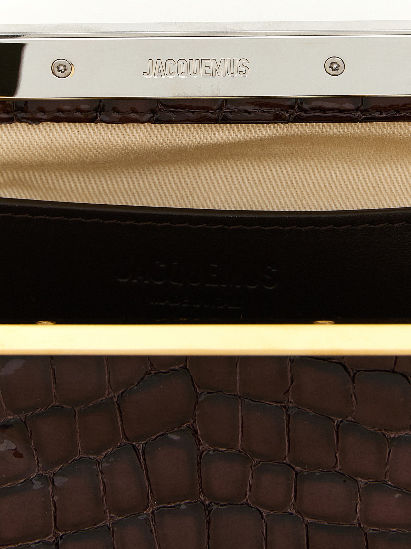 Brown Goatskin Clutch Bag