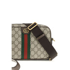 Beige Polyethylene Shoulder Bag