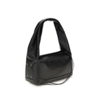 Black Leather Shoulder Bag
