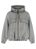 Silver Cotton Bomber